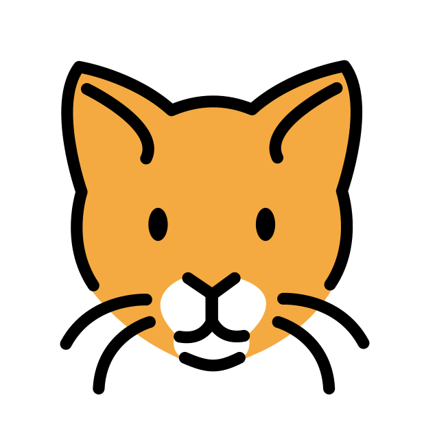 小猫头像拼豆图案素材