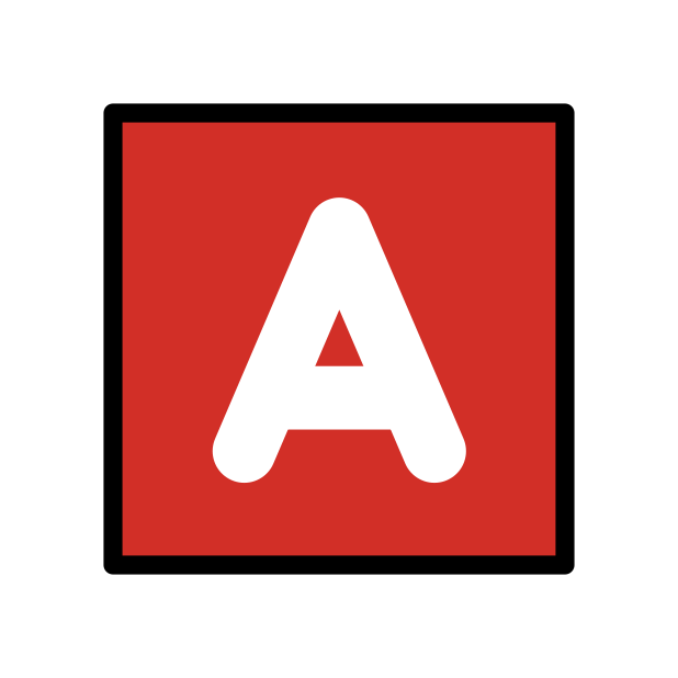 字母 A拼豆图案素材